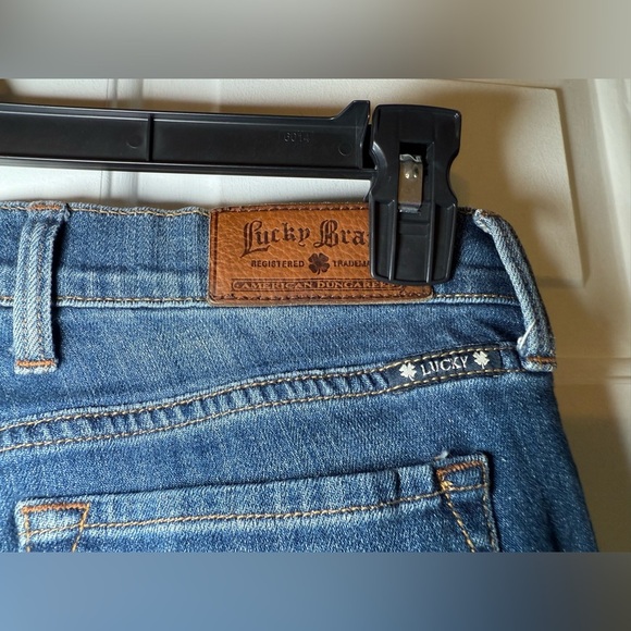 Lucky Brand Womens Jeans 6/28 Blue Straight Sofia High Rise Medium Wash Stretch - Picture 7 of 11